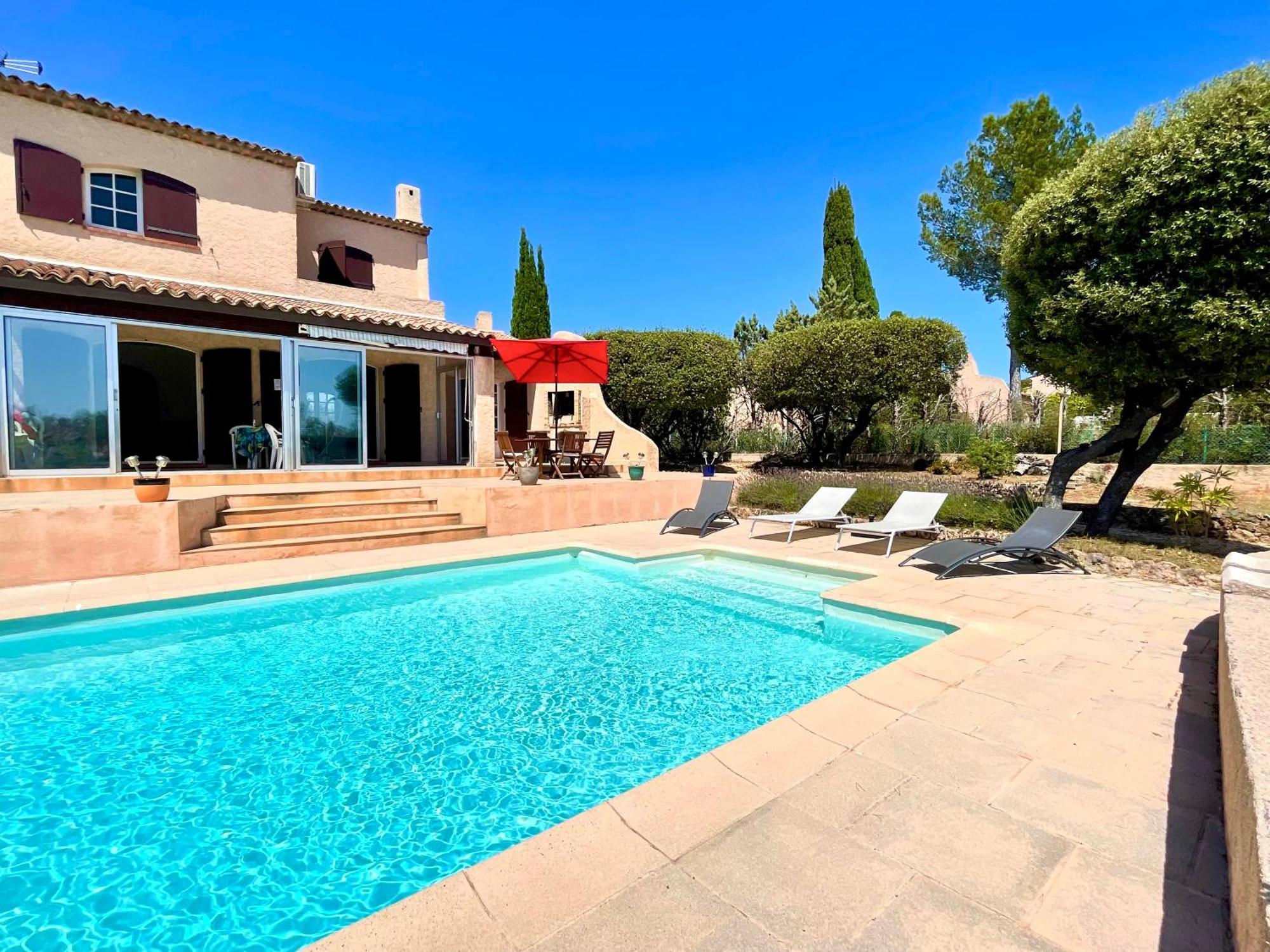 Charming French Riviera Villa // Pool, Seaview, Ac, 9Pax // Saint-Raphaël Eksteriør billede